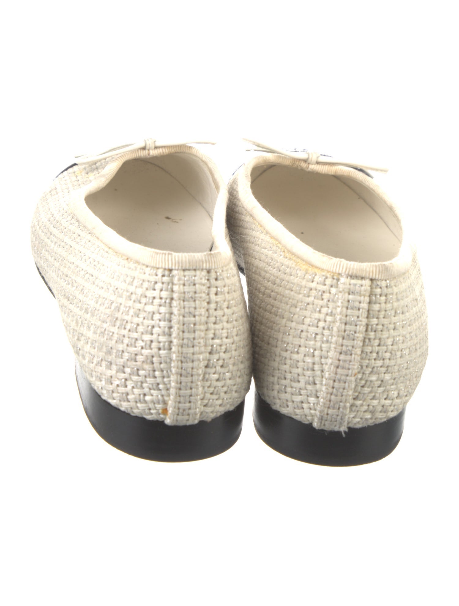 Chanel 2017 Interlocking CC Logo Ballet Flats